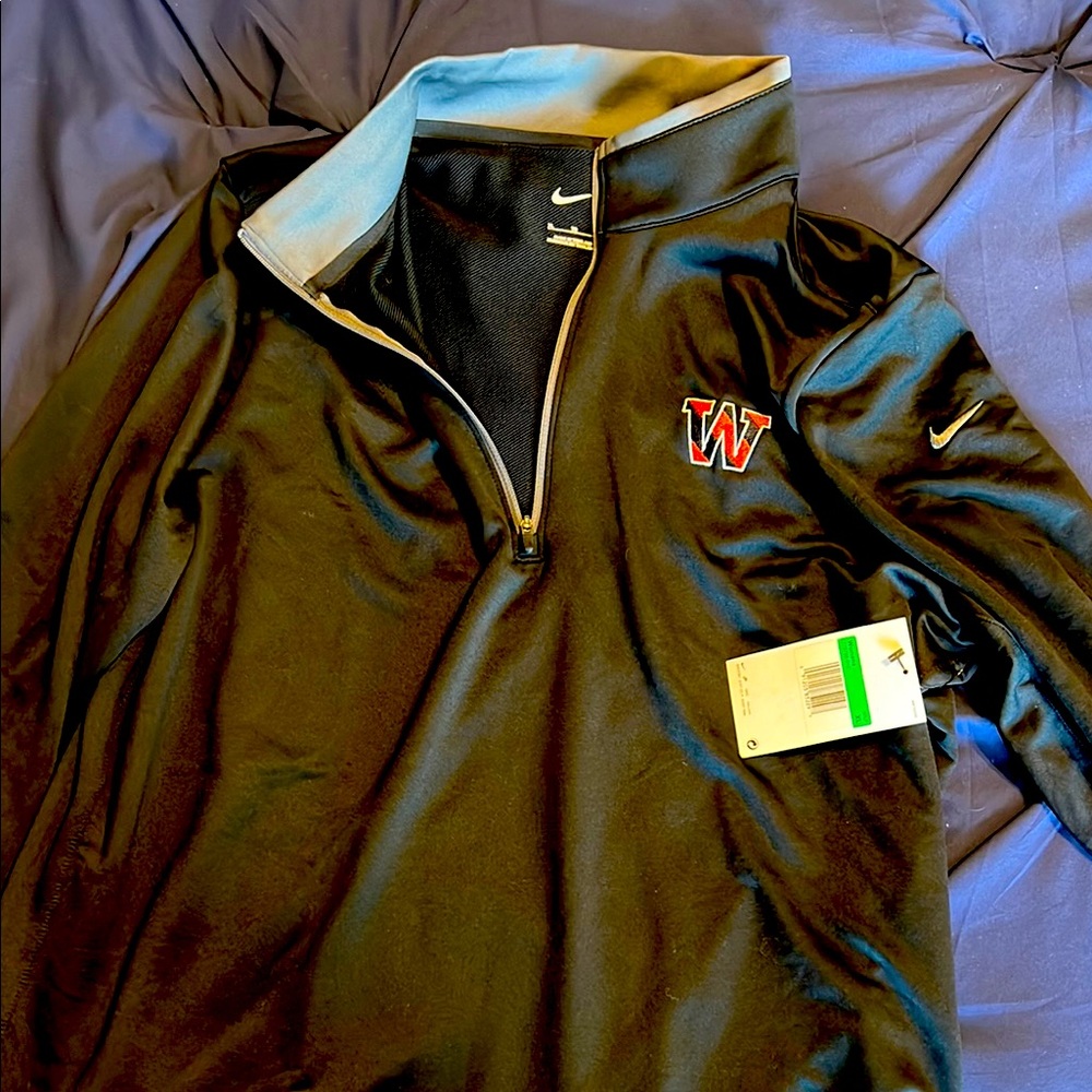 Nike® Women's Golf Dri-FIT™ Stretch Half-Zip Cover-Up Woodberry Forest School W